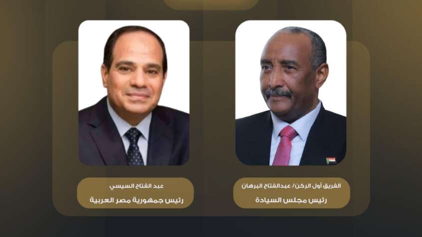 البرهان يهنئ السيسي بذكرى ثورة 23 يوليو البرهان يهنئ السيسي بذكرى ثورة 23 يوليو