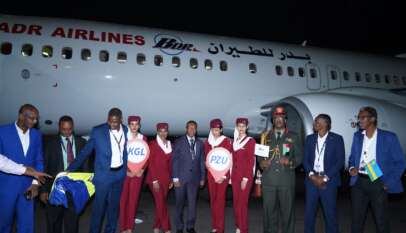 الأجنحة تربط القلوب: أول رحلة طيران مباشرة بين السودان ورواندا