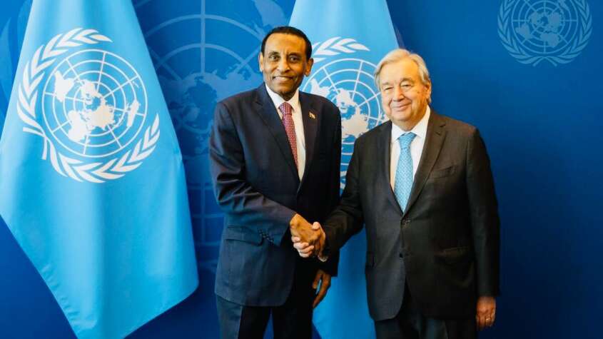 الأمين العام للأمم المتحدة يرفض الحكومة الموازية في السودان الأمين العام للأمم المتحدة يرفض الحكومة الموازية في السودان