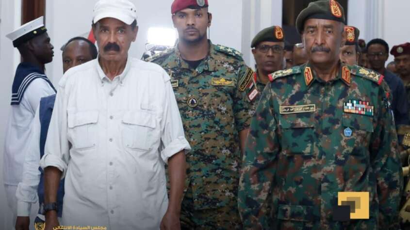 البرهــان وأفــورقي يبحثان العــلاقات والتطــورات الإقليمية البرهــان وأفــورقي يبحثان العــلاقات والتطــورات الإقليمية