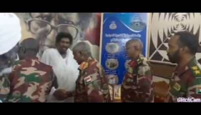 الفريق أول أحمد إبراهيم مفضل يزور الطريقة القادرية طيبة الشيخ عبدالباقي