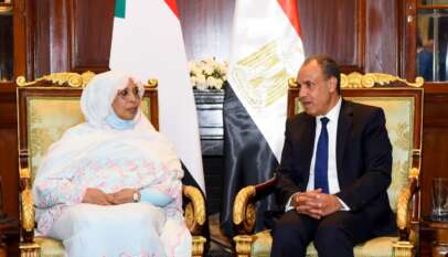  وزير الخارجية المصري يؤكد دعم بلاده الكامل لوحدة السودان ومؤسساته خلال لقائه وزير مجلس الوزراء السوداني