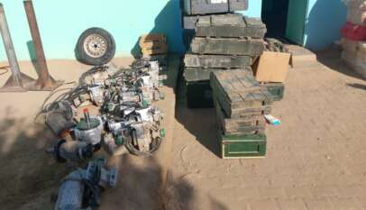 ضبط طائرة مسيّرة وأسلحة ثقيلة ومواد كيميائية خطرة بالولاية الشمالية