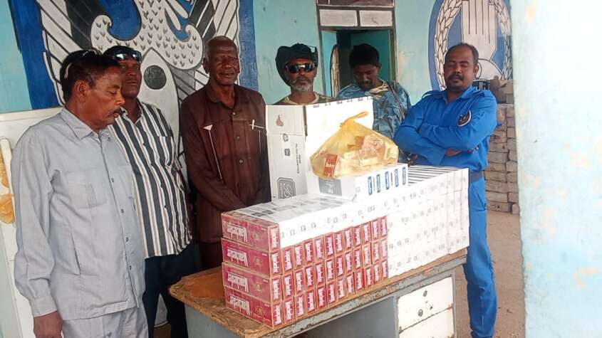 شرطة القرير تضبط كمية كبيرة من الخمور البلدية بمساوى     وسجائر ليبية مهربة