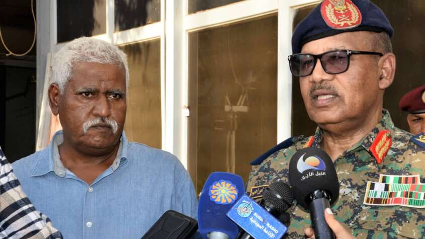 الفريق جابر يزور مقر قناة النيل الأزرق والإعلان عن عودة بث القناة