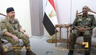 وفد بريطاني عسكري يلتقي البرهان ويناقش قضايا مهمة