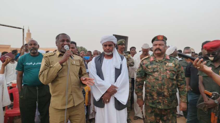 تخريج 311 من مستنفري الكرامة الرابعة بالسيال الكبير بحضور المدير التنفيذي لمحلية المتمة يشهد   محمد المر 