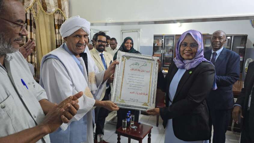 النيل الابيض تكرم الرئيس التنفيذي لبنك الخرطوم